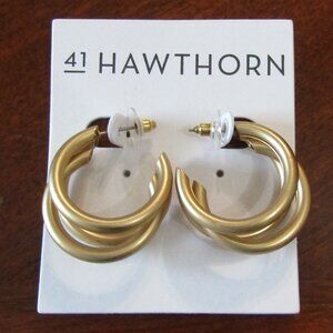 41 Hawthorn Triple Hoop Earrings  ✨NEW✨